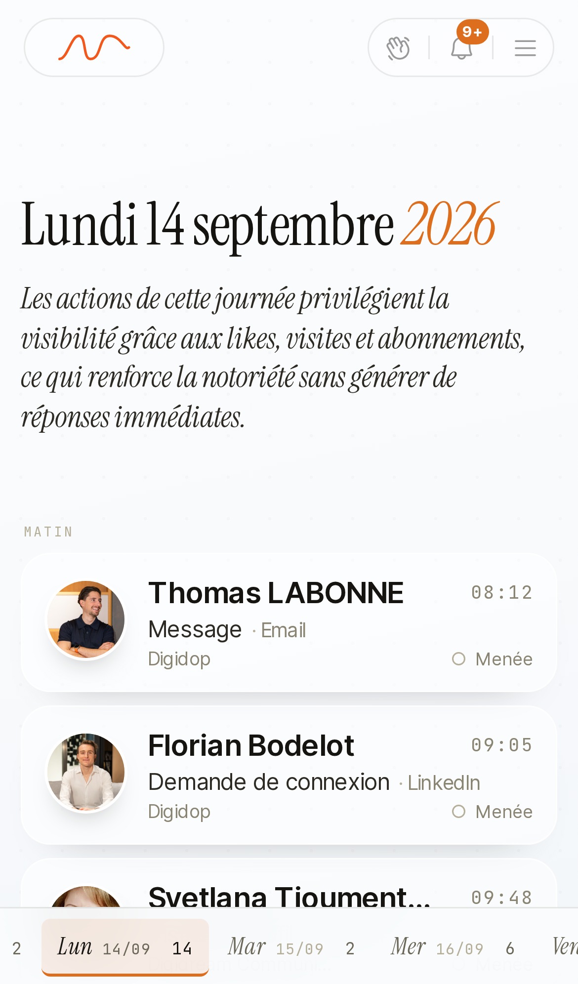 La journée d'actions de Ne~Va, sur ton téléphone
